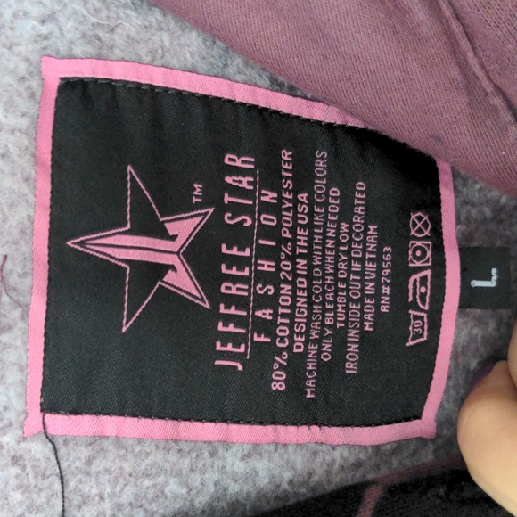 JEFFREE STAR TYE DYE HOODIE SWEATSHIRT - Picture 5 of 7